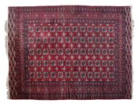 A Turkoman Rug 10 feet x 8 feet.