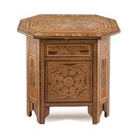 A Southeast Asian Inlaid Wood Cabinet