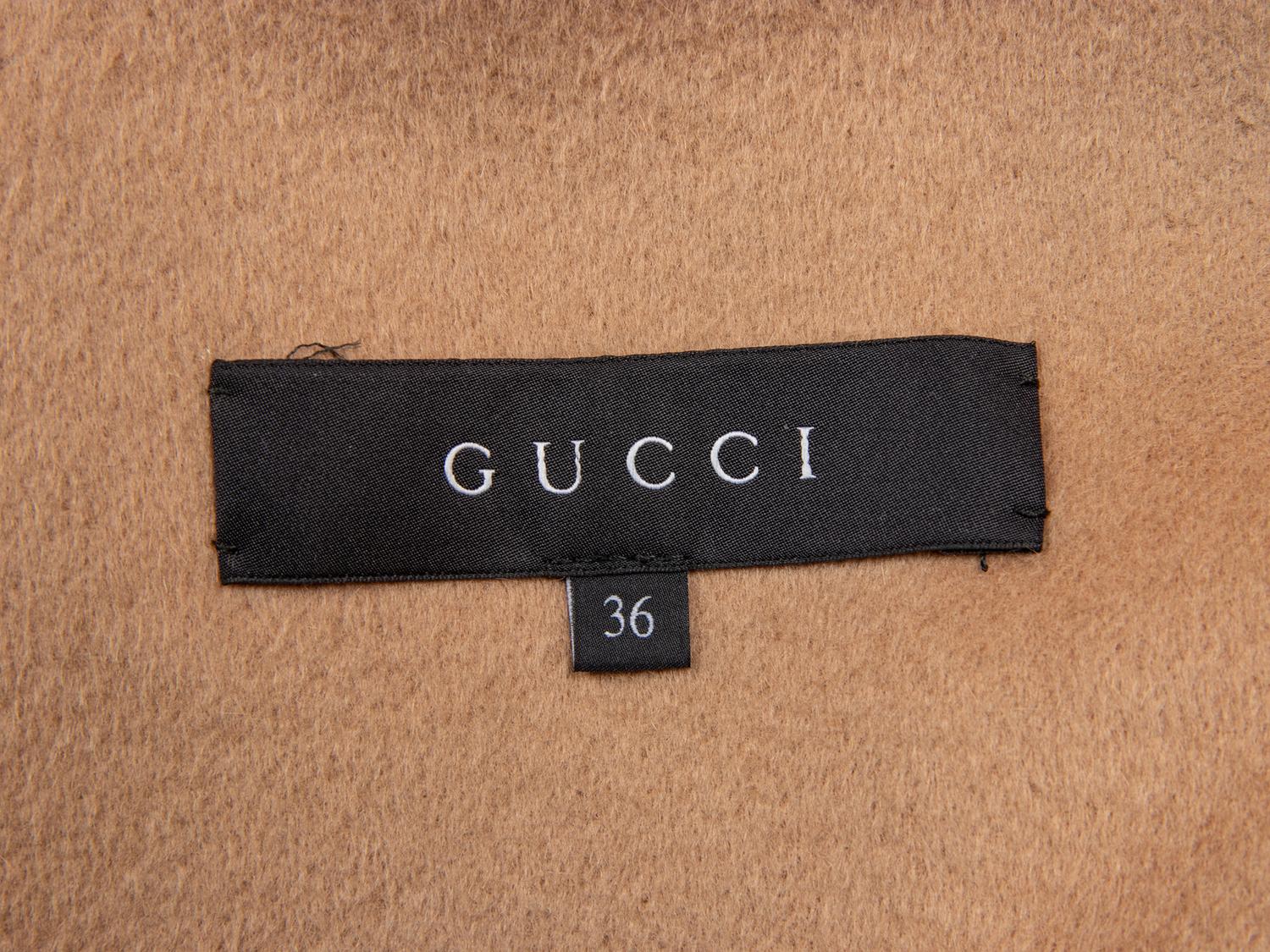 GUCCI, DOUBLE-FACED WOOL COAT
