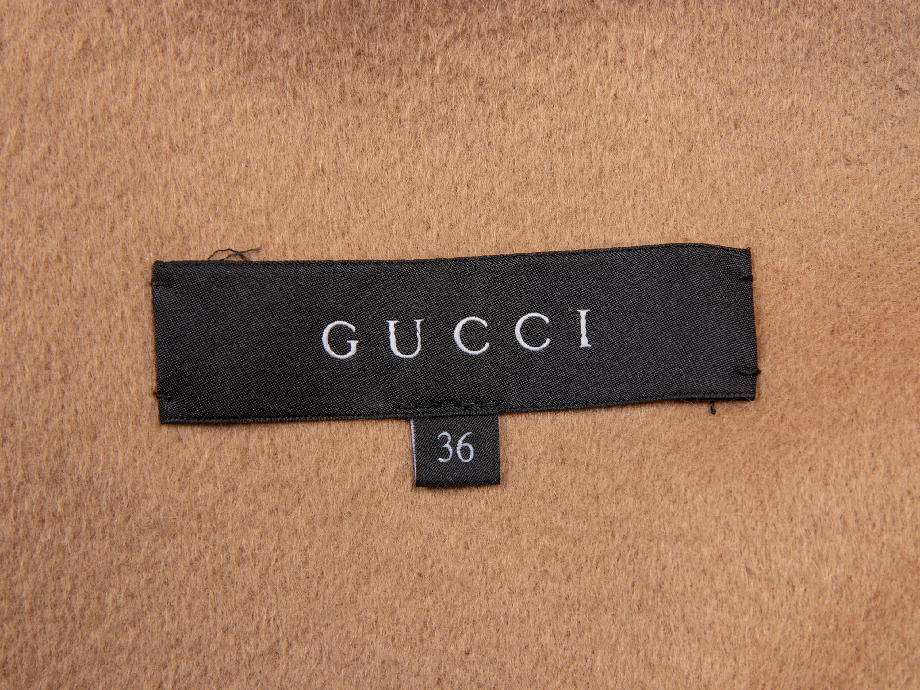 GUCCI, DOUBLE-FACED WOOL COAT