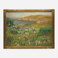 Isabel Parke Branson Cartwright (American, 1885–1966) A Garden by the Sea (Mrs. Starr Pierce’s Garden)