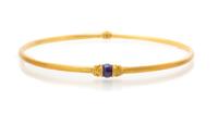 An 18 Karat Yellow Gold and Sodalite Collar Necklace, Lalaounis, 26.40 dwts.