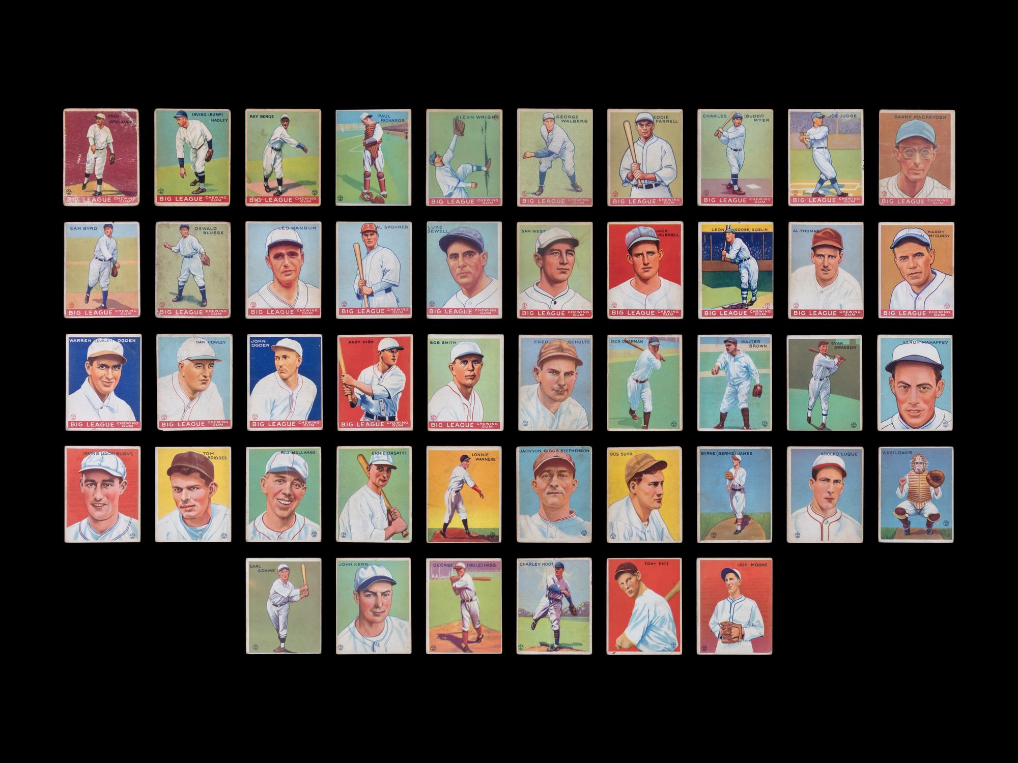 A Collection of 1933 Goudey Baseball Cards (106)