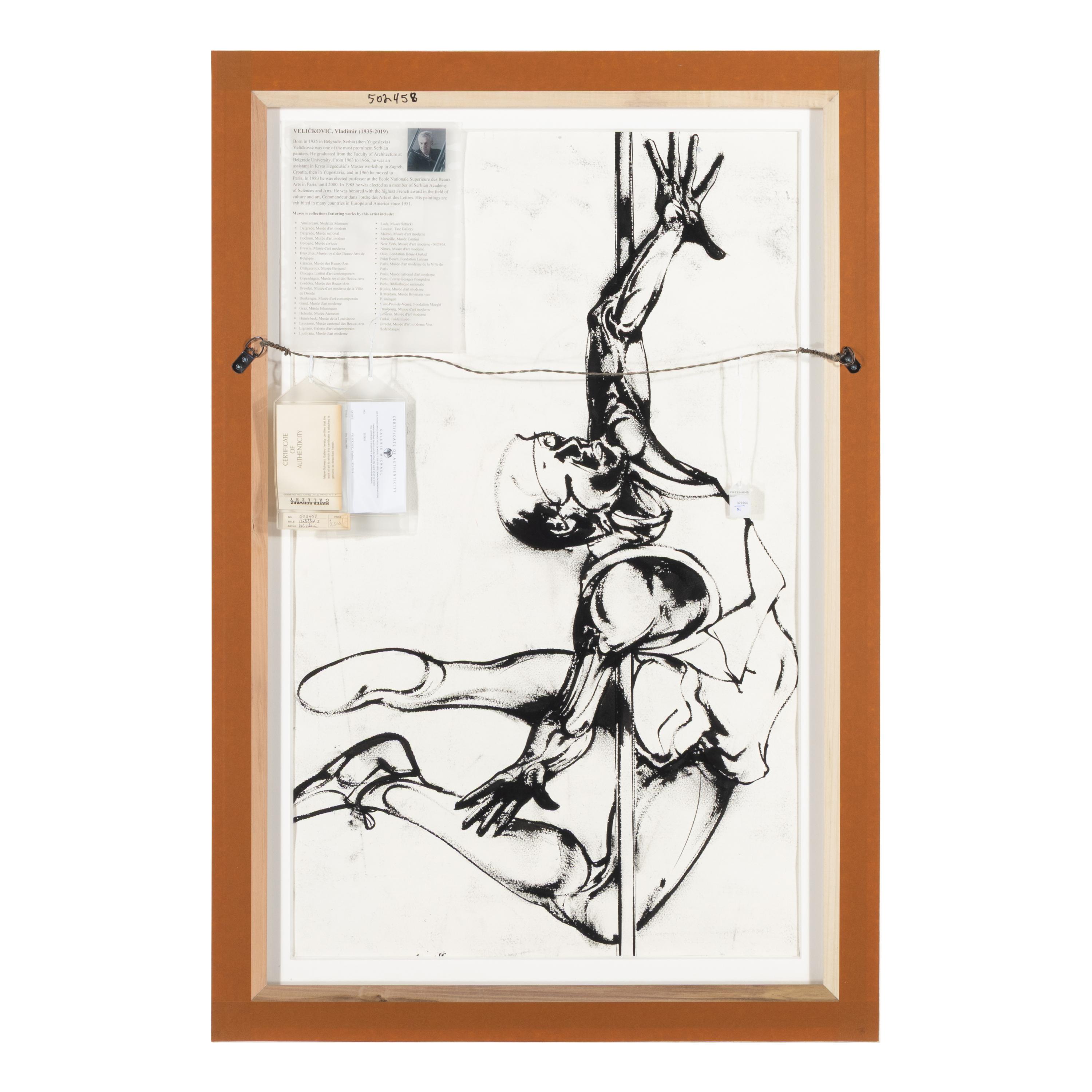 Vladimir Veličković (Serbian, 1935–2019) — Dry Tree , 1989 (double-sided work)