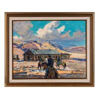 Marjorie Reed (American, 1915–1996) — The Military at Chinle