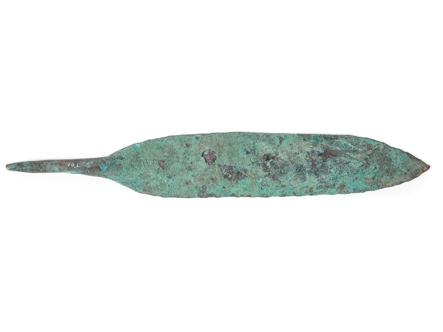 Large African Copper Spear Point