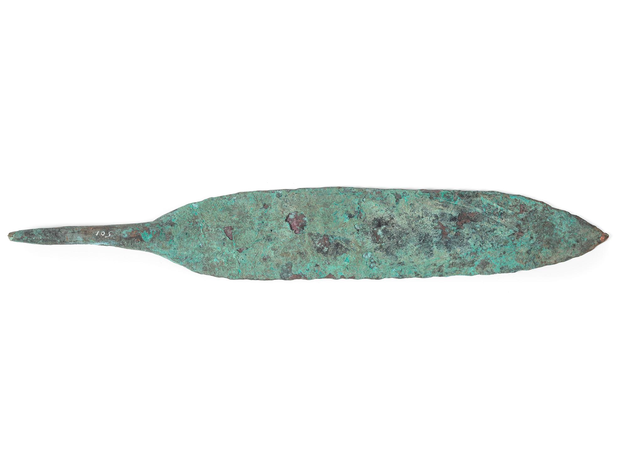 Large African Copper Spear Point