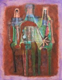 Rufino Tamayo, (Mexican, 1899-1991), Tres Figuras, 1969