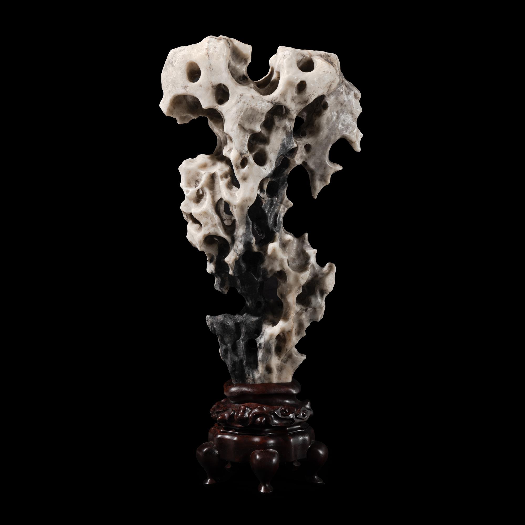 A Chinese Scholar's Rock, 20th Century 近代 賞石一座