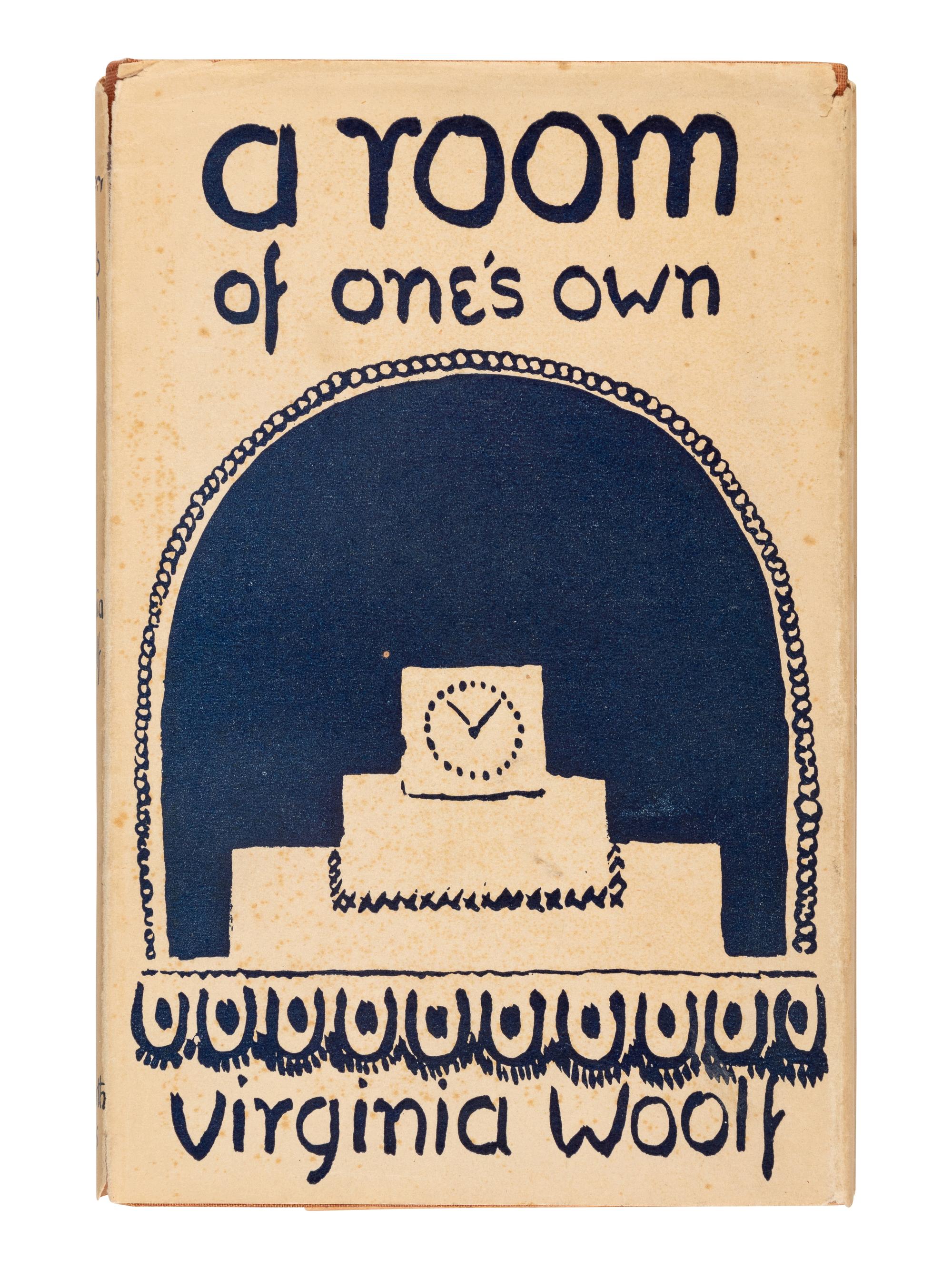 WOOLF, Virginia (1882-1941). A Room of One's Own . London: Leonard and Virginia Woolf at the Hogarth Press, 1929.
