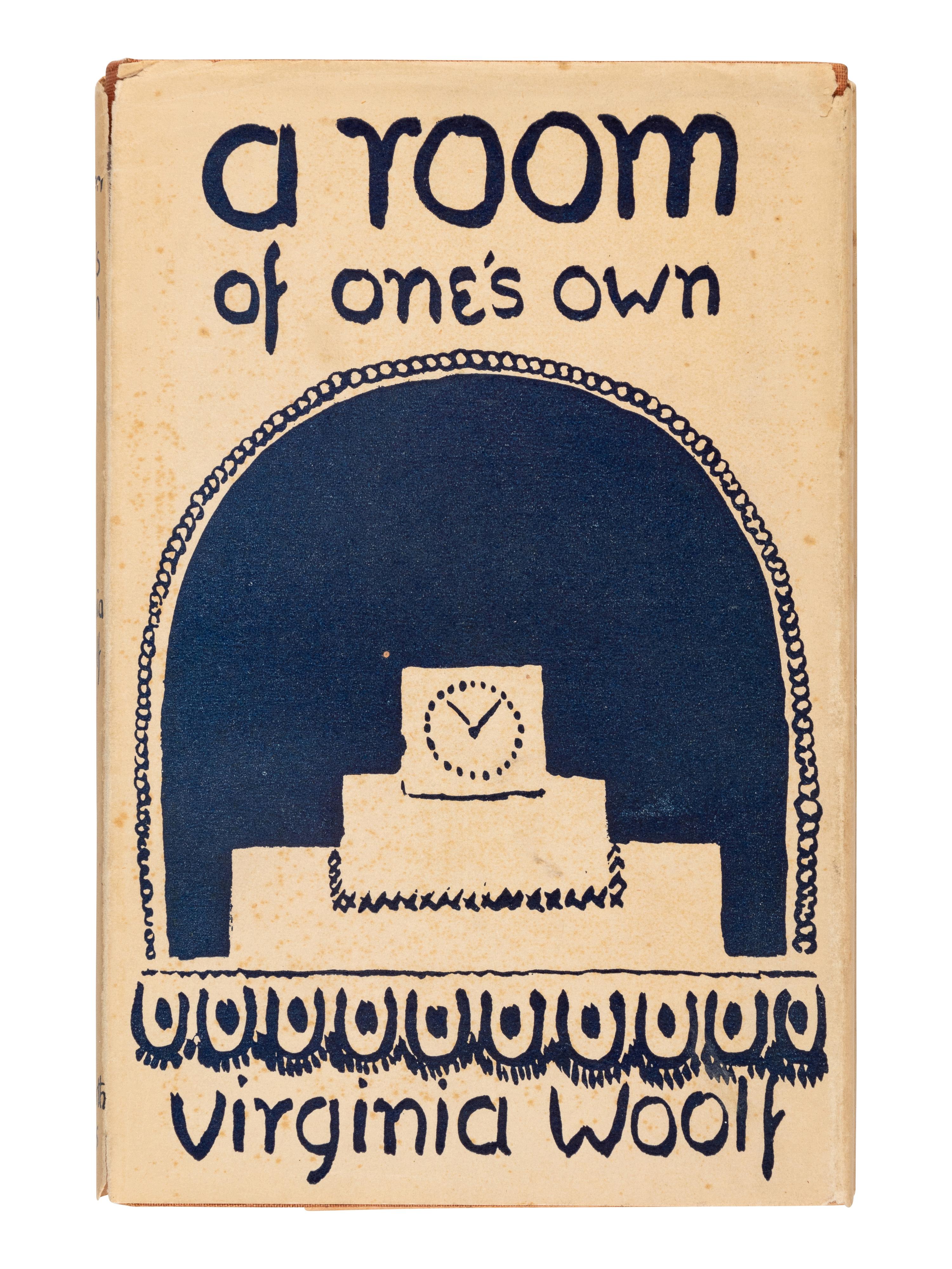 WOOLF, Virginia (1882-1941). A Room of One's Own . London: Leonard and Virginia Woolf at the Hogarth Press, 1929.