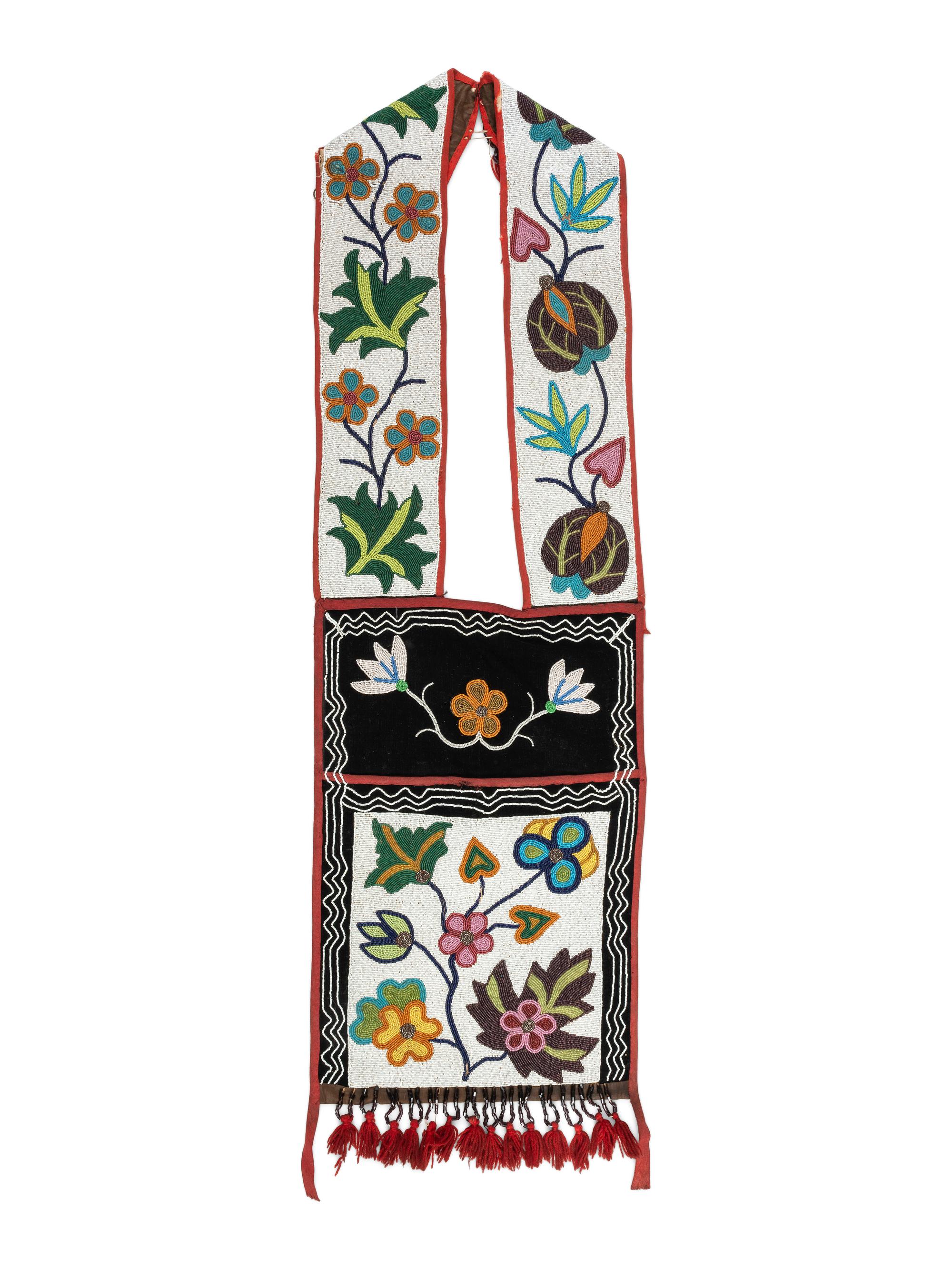 Anishinaabe Beaded Bandolier Bag