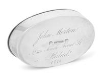 An American Silver Snuff Box