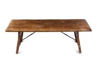 A Spanish Baroque Walnut Low Table