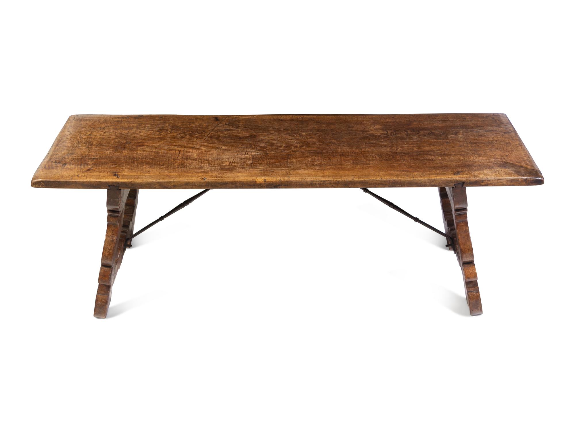 A Spanish Baroque Walnut Low Table