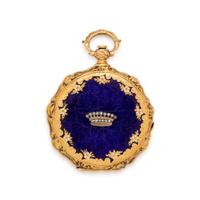 YELLOW GOLD OPEN FACE POCKET WATCH