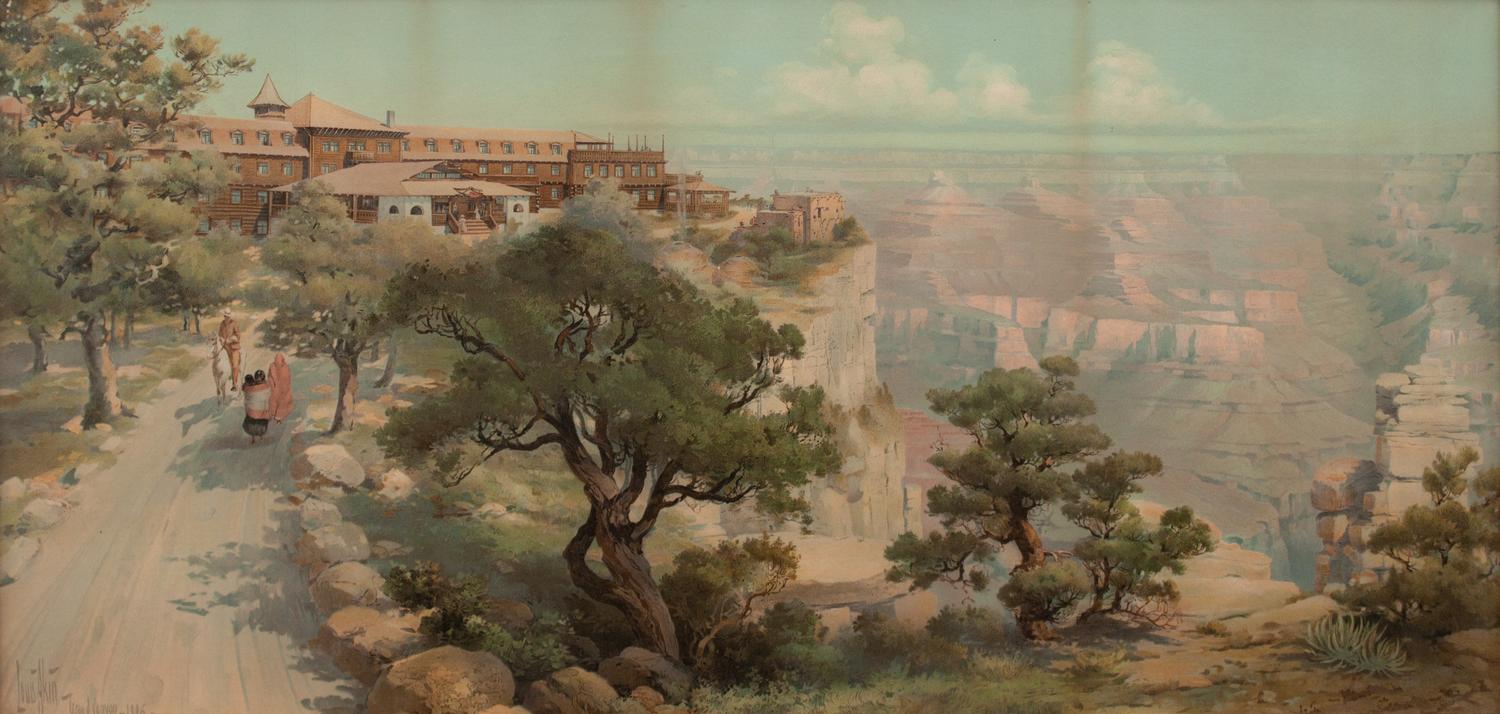 El Tovar, Grand Canyon Arizona, on the Santa Fe , 1906