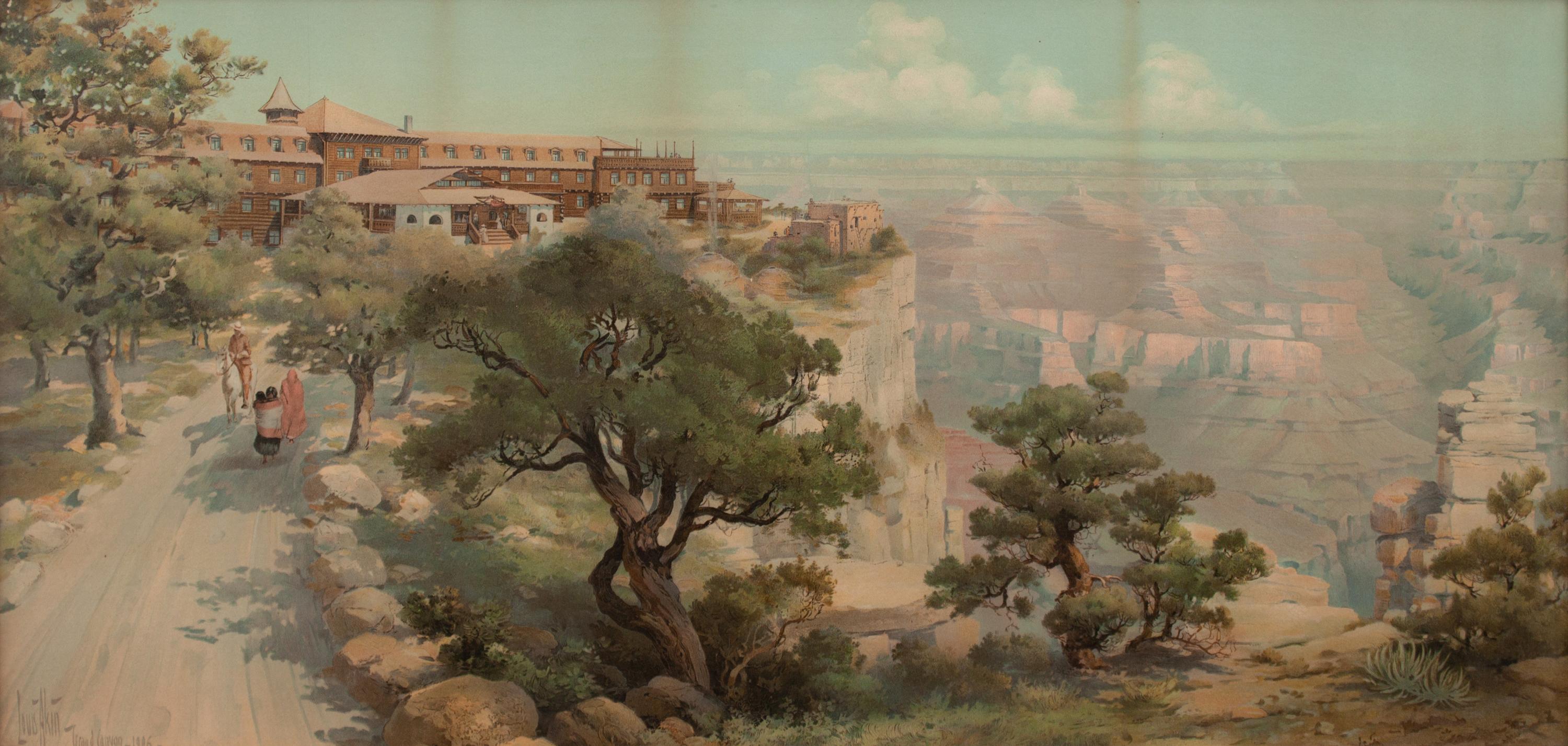 El Tovar, Grand Canyon Arizona, on the Santa Fe , 1906