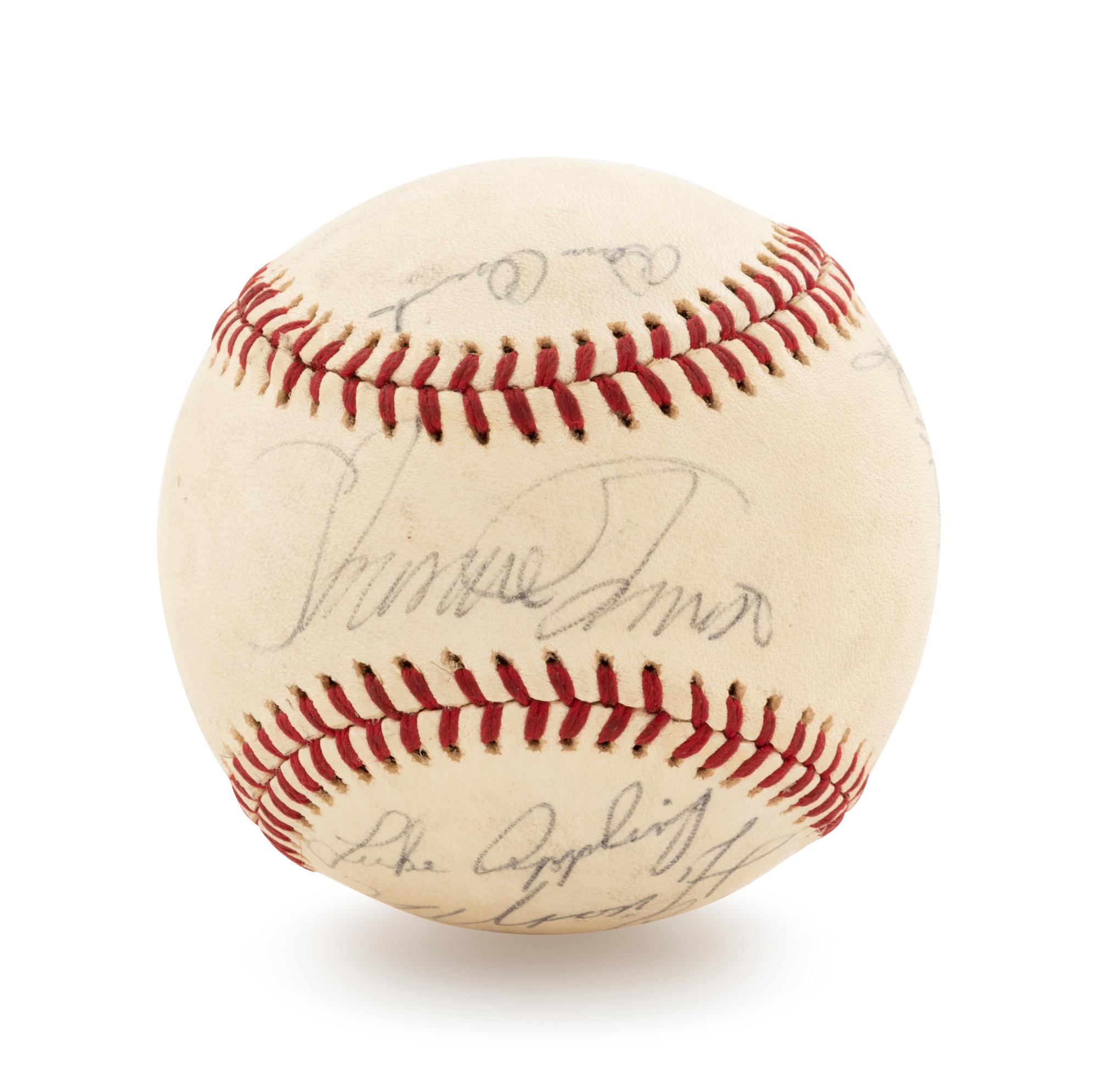 A 1950s Chicago White Sox Signed Baseball Including Nellie Fox and Luke Appling