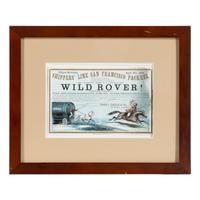 [Clipper Ship Sailing Card]. Wild Rover! New York: Nesbitt & Co., 1859.