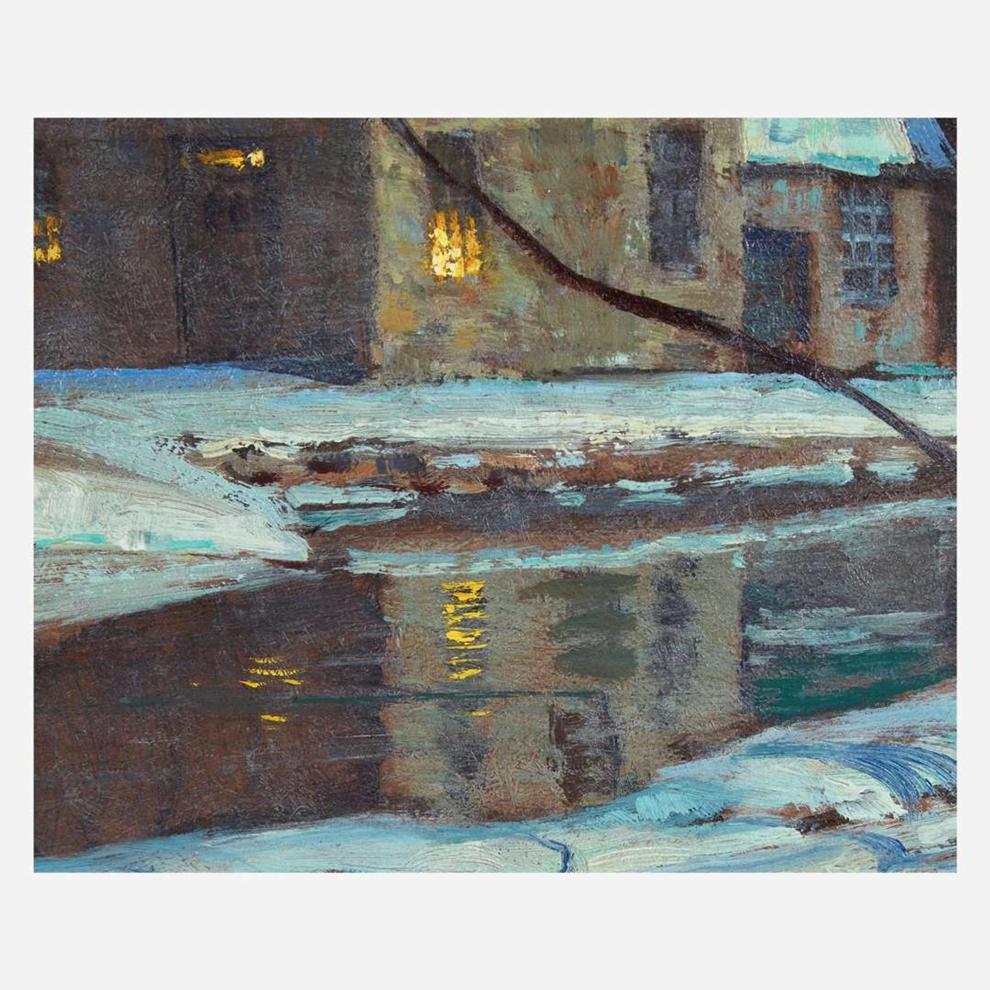 George William Sotter (American, 1879–1953) Bucks County Moonlight