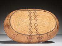 Washo / Maidu Polychrome Basket