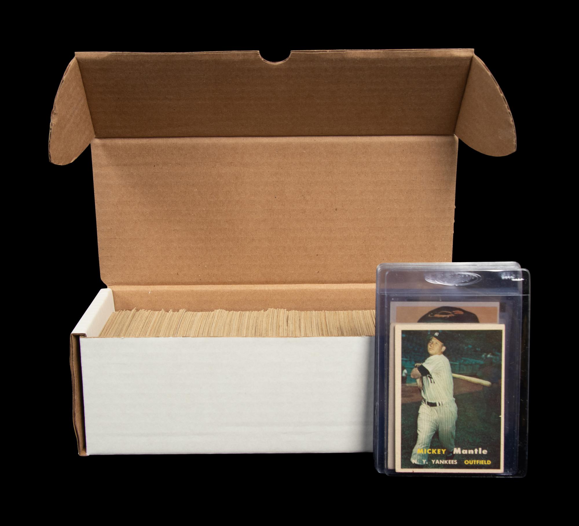 A Complete Set of 1957 Topps Baseball Cards (407/407)