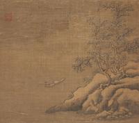 A Chinese Ming Dynasty 'Landscape' Painting — 明人山水立軸