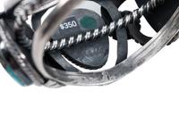 Navajo Silver and Turquoise Cuff Bracelets