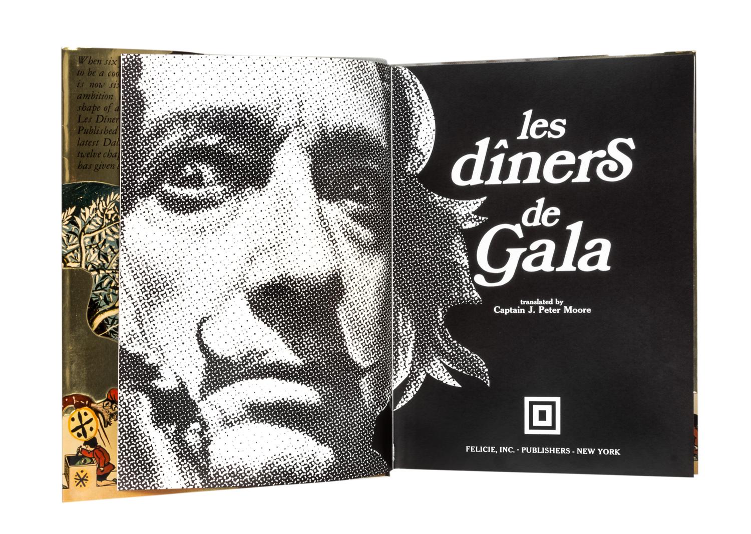 DALI, SALVADOR. Le Diners de Gala. NY, 1971. With one other.