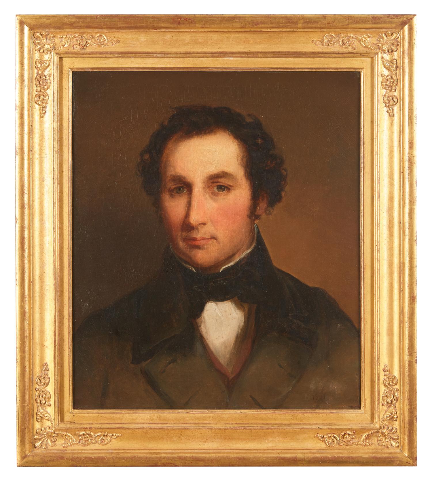 Thomas Sully (1783-1872), Portrait of a Young Gentleman , Dated "1841"
