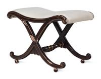 A Regency Style Grain-Painted X-Form Stool