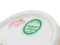 A Group of Eight English Porcelain Coffee Canns