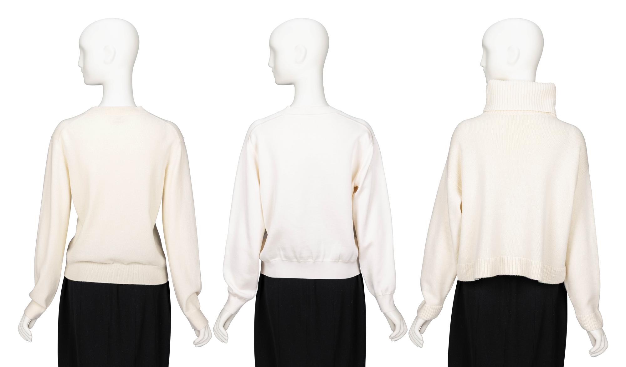Hermès, Three White Sweaters