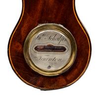 A Regency Brass Mounted Mahogany Banjo Barometer by John Schalfino