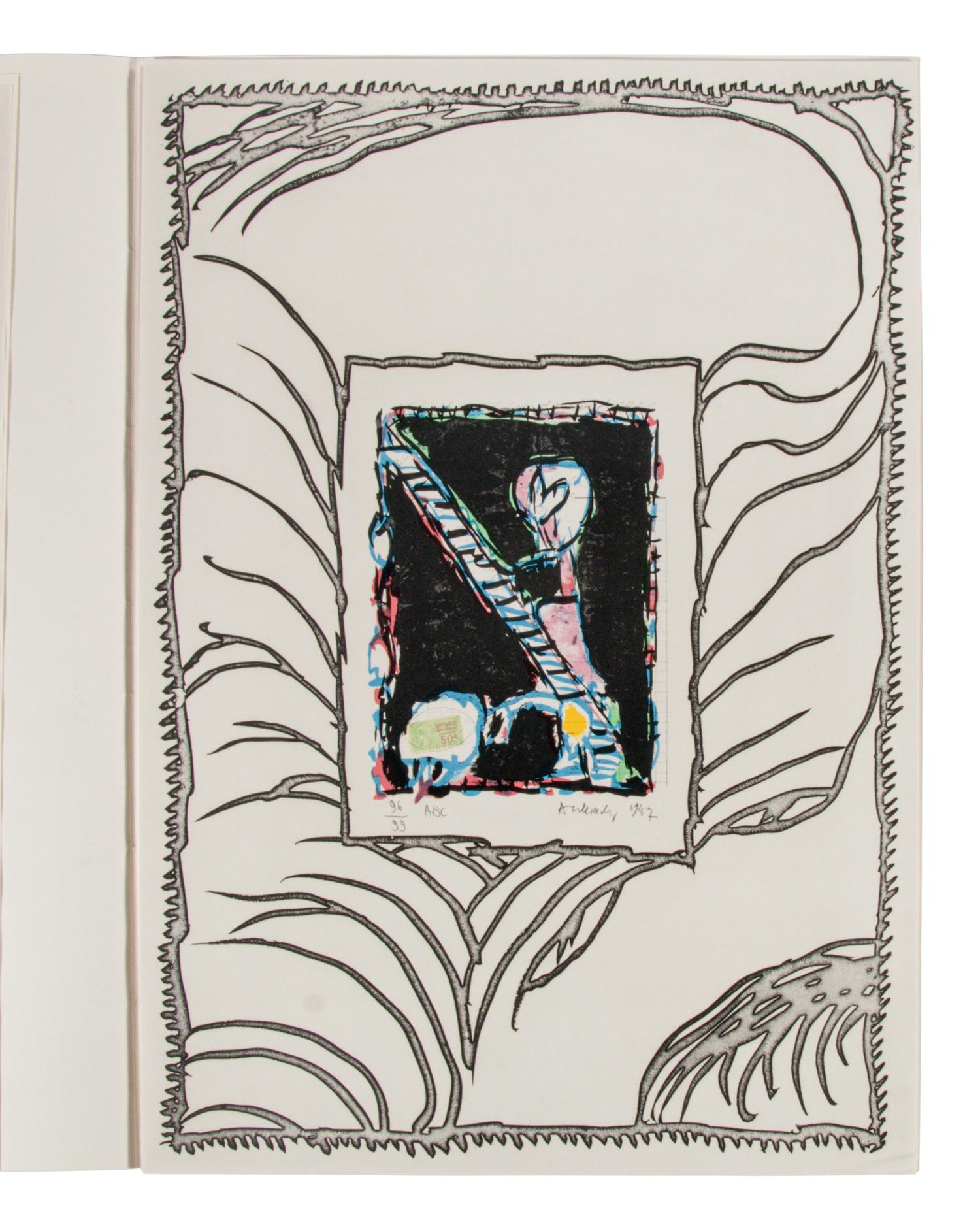 ABC de correspondance (complete portfolio of five with original folio with text), 1987