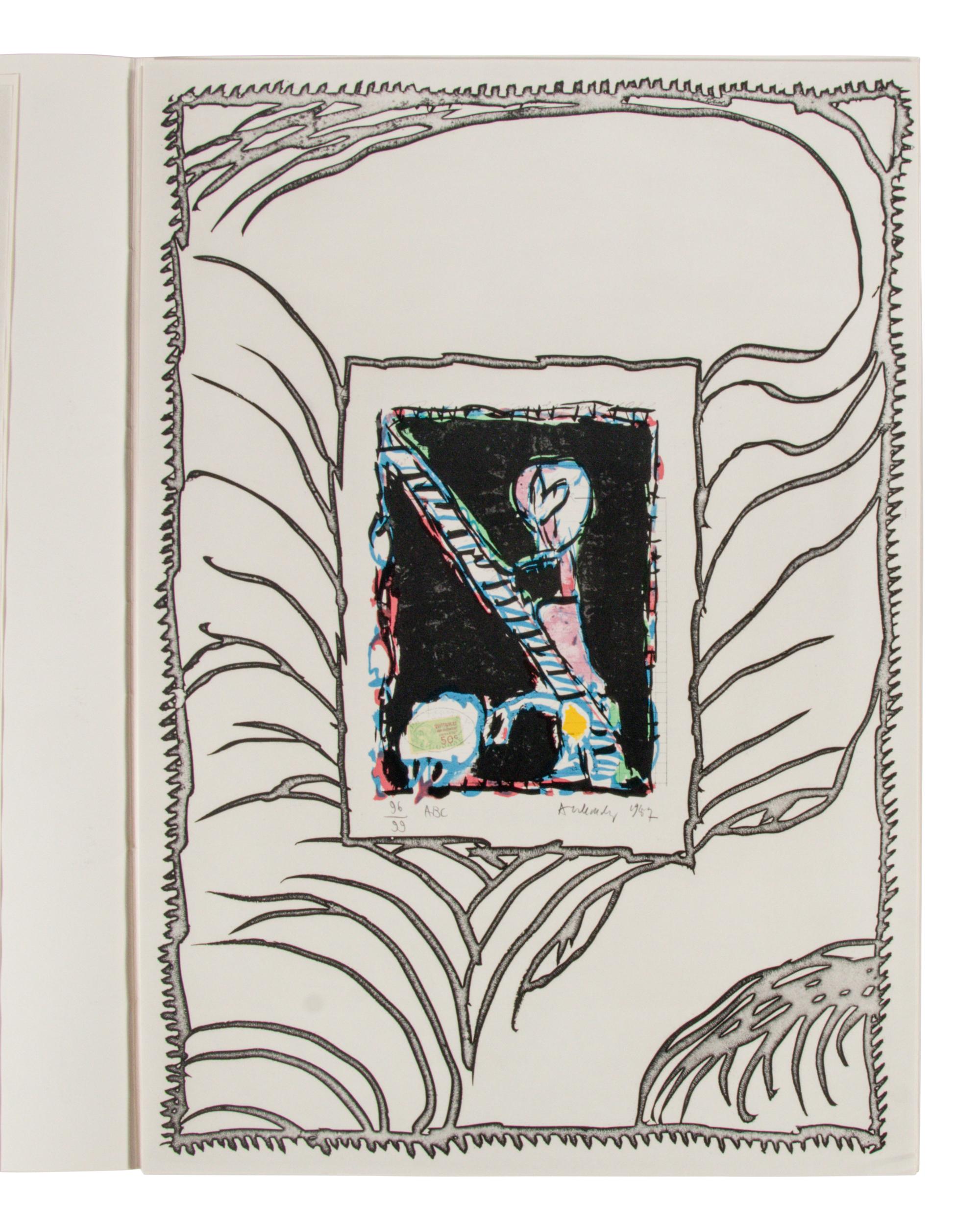 ABC de correspondance (complete portfolio of five with original folio with text), 1987