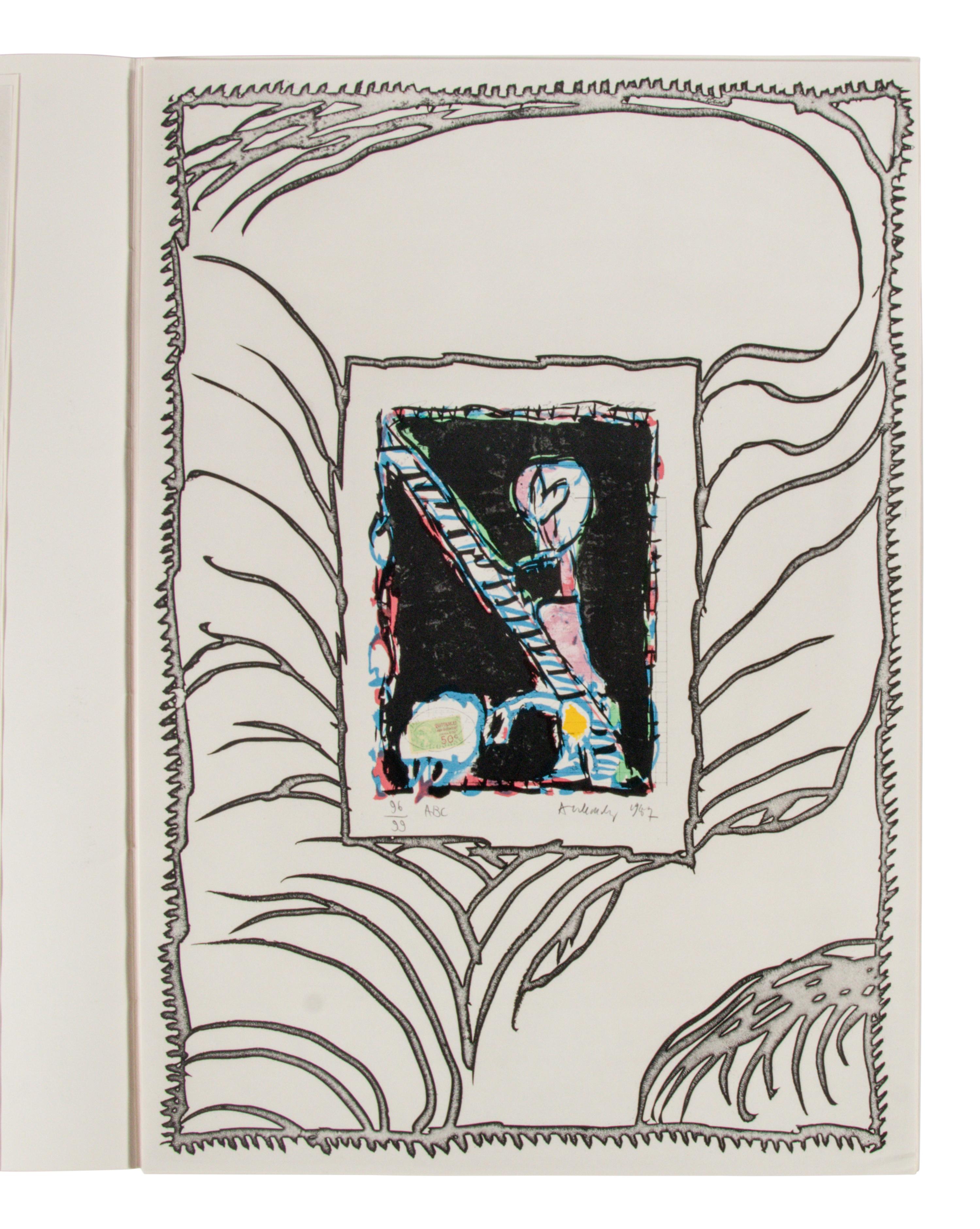 ABC de correspondance (complete portfolio of five with original folio with text), 1987