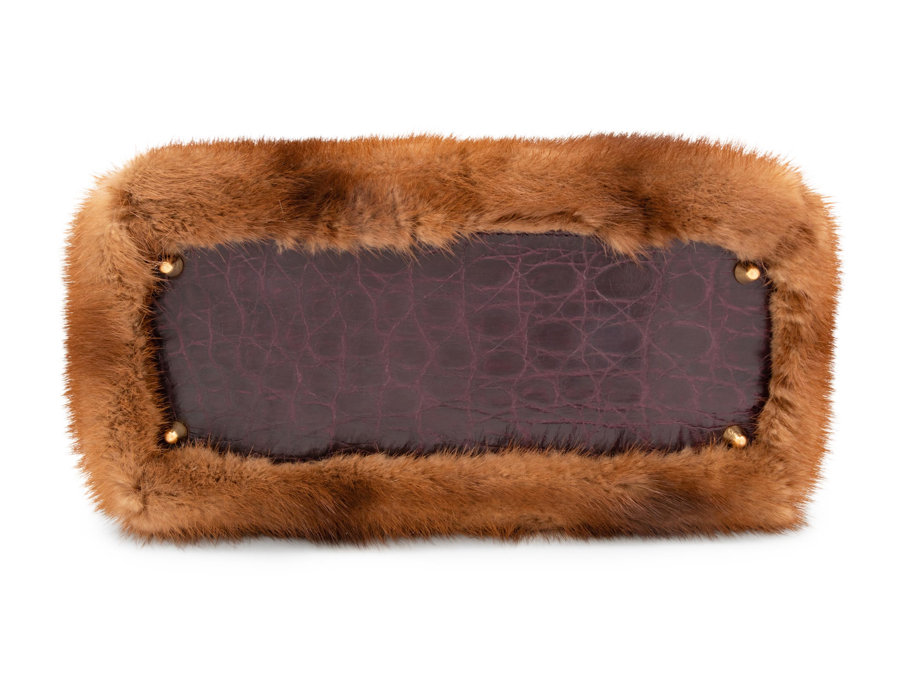 Christian Dior Brown Mink Small Lady Dior Bag, 2011