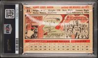 A 1956 Topps Hank Aaron Baseball Card No. 31 (PSA 4 VG-EX) from The Collection of David Eisenhower