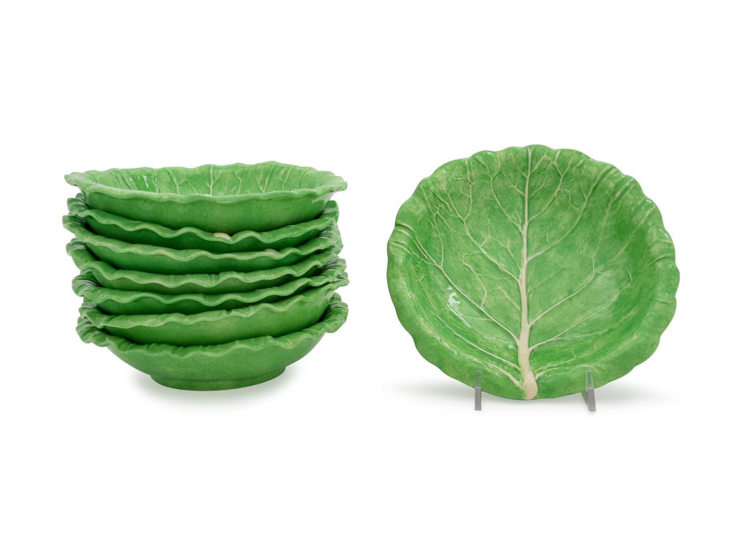 Eight Dodie Thayer Lettuceware Salad Bowls