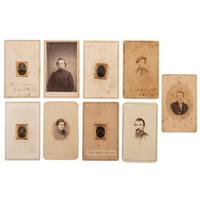 Ohio 3rd Volunteer Cavalry, Large Collection of Tintypes, CDVs, Ribbons, Medals, and More