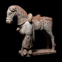 Three Chinese Pottery Figures