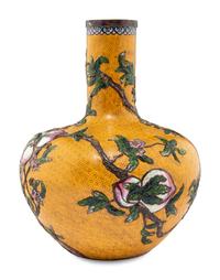A Large Chinese Cloisonné Enamel Vase