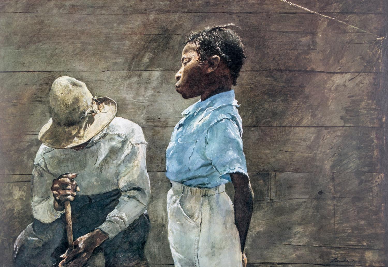(WYETH, ANDREW) MERYMAN, RICHARD. Andrew Wyeth. Boston, 1968. First edition, first printing.