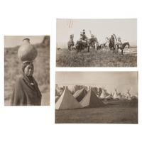 Edward Curtis, Ten Photographs from Original Manuscript Acquired Directly from the Curtis Estate