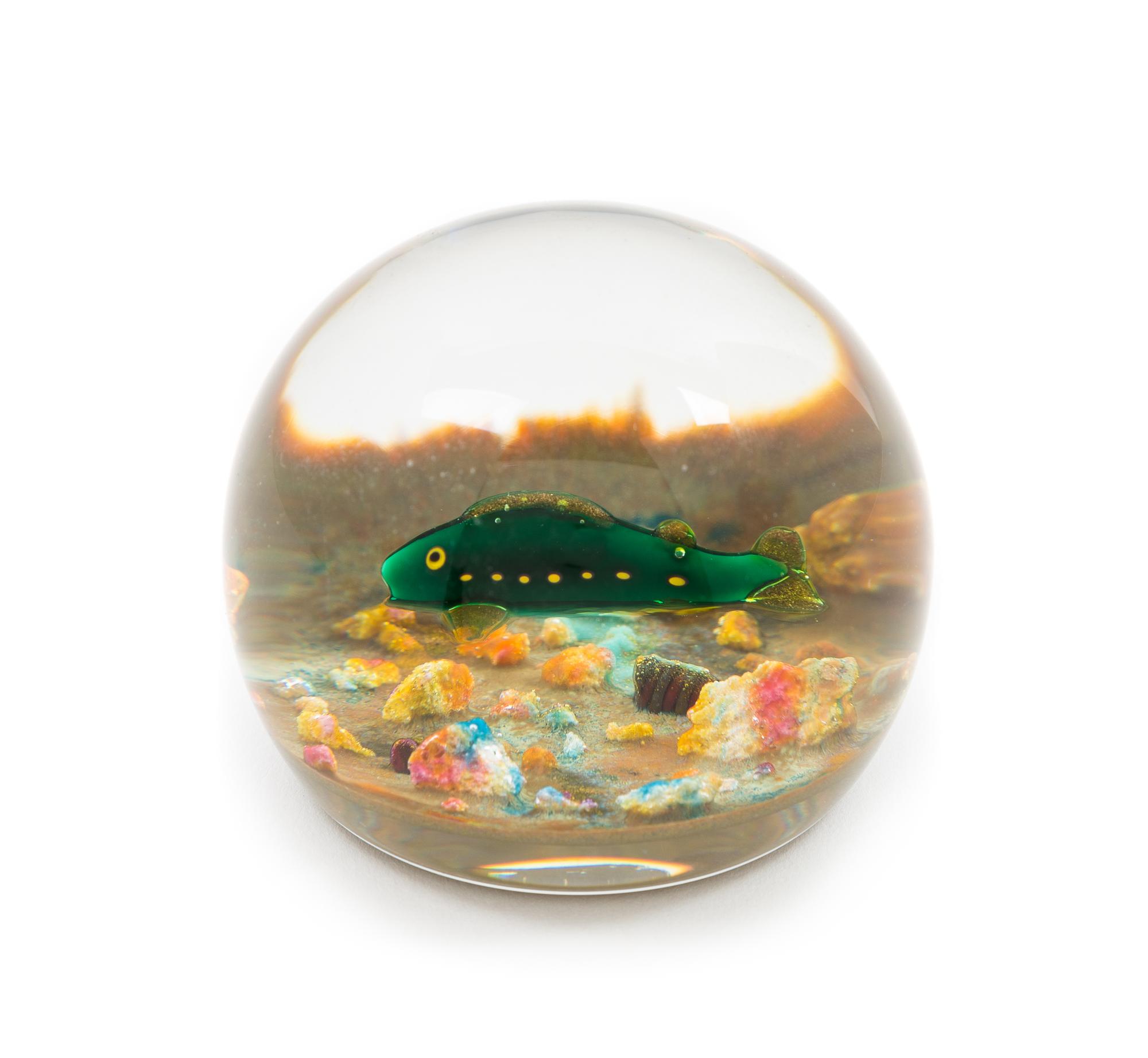 Paul Ysart , (Spanish, 1904-1991), a fish paperweight