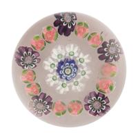 A Miniature Clichy Concentric Millefiori Glass Paperweight