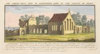 A Set of Eight English Architectural Engravings with Hand-Coloring
