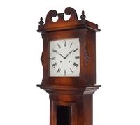 An American Oak Tall Case Clock